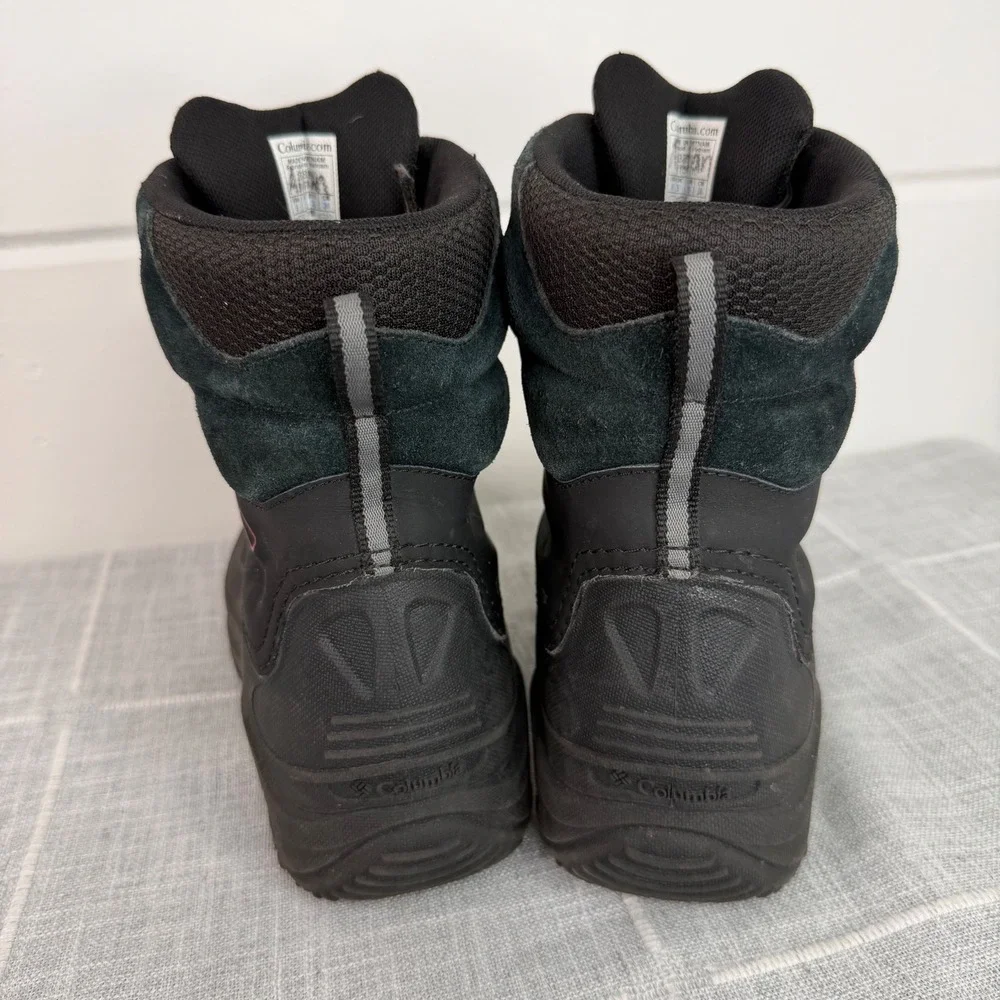 Columbia Bugaboot‎ YOUTH Size 6 Black 200g Suede Winter Boots